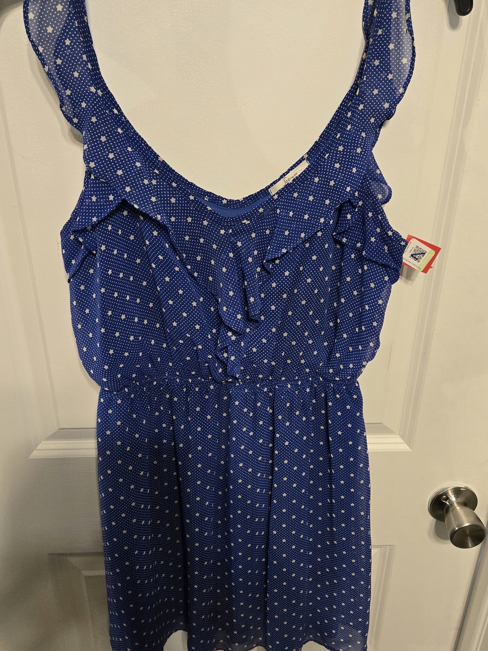 Soprano Royal Blue Star Print Dress